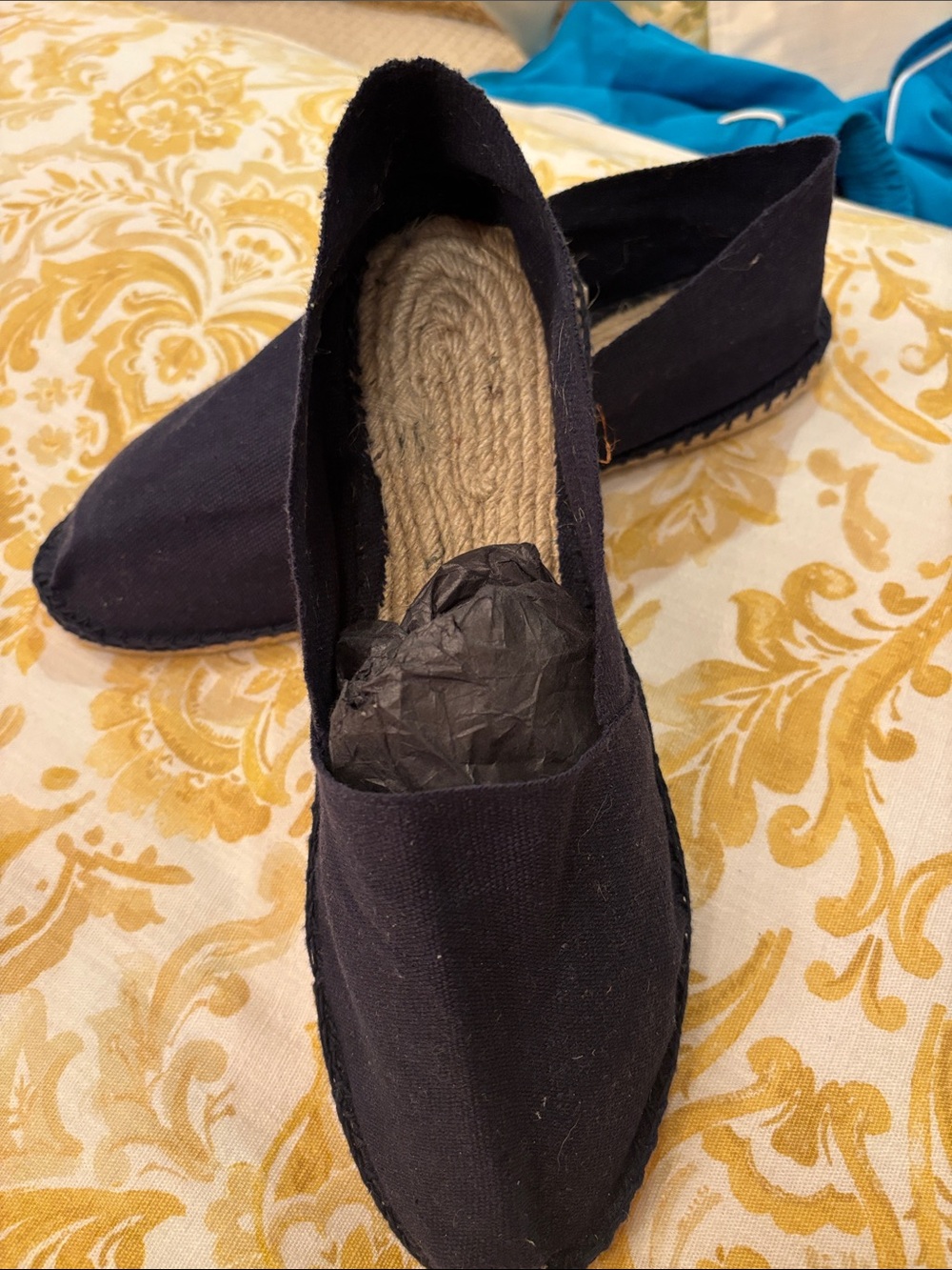 Classic Navy Canvas unisex Espadrilles